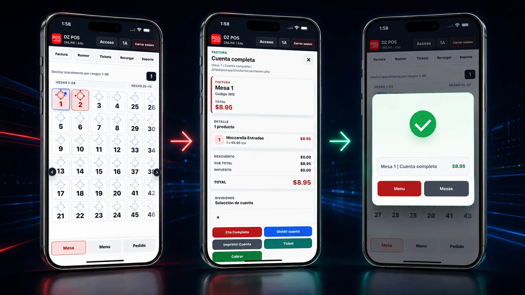 Payment confirmation