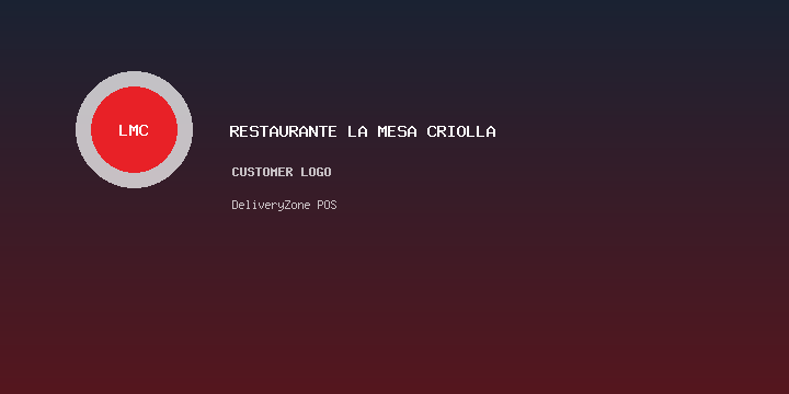 Logo generado para Restaurante La Mesa Criolla